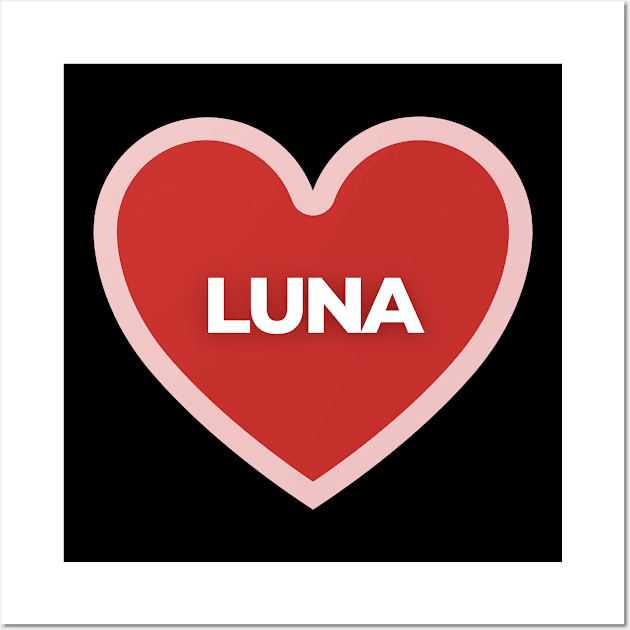 I Heart Luna Wall Art by Itsheartshop